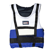 Страховочный жилет Lake Pro PE, 70-90 кг. (сине-белый)