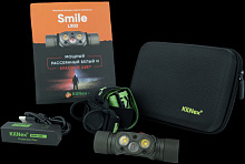 Налобный фонарь Kilnex "SMILE" LX02 с доп. мощным красным светом