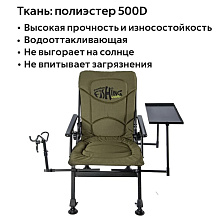 Кресло складное рыболовное Norfin (Норфин) Windsor NF 20601 со столиком и держ. для удочек 