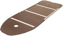 Надувная лодка ПВХ Пилот 320 ЖС (жесткая слань, киль), серый/темно-серый