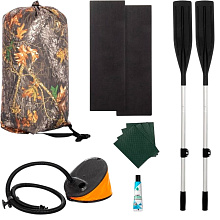 Надувная лодка ПВХ Бриз 240, зеленый