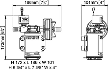 Комплект для мытья палубы Marco DP3/E Washdown Kit, 12/24 В, 14 л/мин.