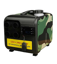 Автономный дизельный отопитель 3 в 1, 8 кВт, 12В/24В/220В, климат-контроль, пульт, ABS-пластик