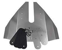 Гидрокрыло с крепежом для ПЛМ 9,9-20 л.с., нержавеющая сталь