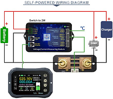 Указатель заряда (кулометр) JUNTEK KG110 F 100А 120В