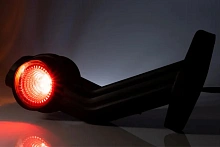 Фонарь габаритный правый FT 140 F P LED, на резиновой ножке, трёхцветный