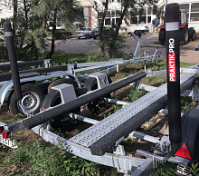 Направляющие для прицепа с чехлами (117 см., универсальное крепление)