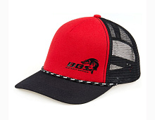Бейсболка Lucky John BBS Red-Black сетка (АМ-6014)