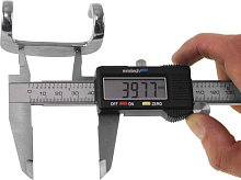 Крючок двойной 65х36 мм. для одежды, сталь