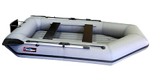 Надувная лодка ПВХ Хантер 280 ТН New, серый.