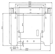 Подъемник мотора гидравлический Bob's Machine 50-300 л.с. вертикальный (Power-Lift)