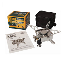 Портативная туристическая газовая плита мини Tourist Krab TM-300