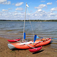 Мачта на надувную байдарку