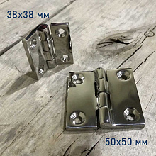 Петля дверная малая АРТ 8233, 50х50х4 мм, нержавеющая сталь