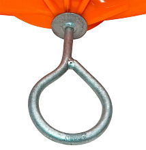 Буй надувной с вертлюгом и рымом Majoni 950х600 мм, оранжевый