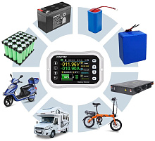 Указатель заряда (кулометр) JUNTEK KH140 F 400А 120В