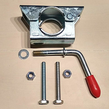 Хомут опорного колеса d=48 мм. AL-KO (не откидная рукоятка)