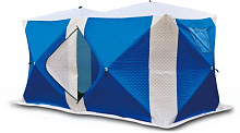 Палатка для зимней рыбалки КУБ (4х2х2,15 м. утепленная) арт. 1621A