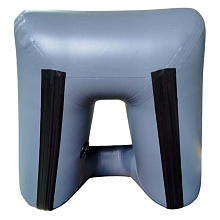 Кресло надувное Патриот 68х57х67 см, серый