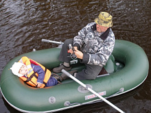 Надувная лодка ПВХ Туз 240 (надувное дно)