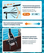Лодочный электромотор Haswing Protruar Genius 55 lbs (бесщеточный)