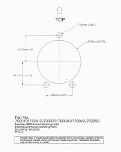 Рулевой редуктор ZTS (M66, невозвратный, с установочным комплектом 90 гр.)