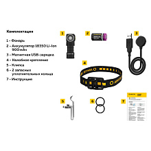 Мульти фонарь Armytek Wizard C1 Pro Magnet USB (теплый свет)