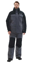 Костюм зимний Хантсмен Канада -35°С, серый/черный (ткань Finlandia)