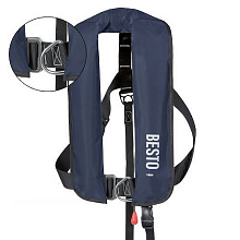 Автоматический надувной жилет Raider 165N, до 165 кг., синий