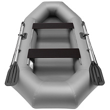 Надувная лодка ПВХ Роджер Классик 2500, серый