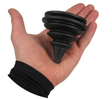 Уплотнитель для тросов управл. черный, д. 50 мм.