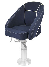 Кресло мягкое ROMEO с откидным валиком, темно-синий