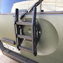 Лестница к багажнику УАЗ Патриот (вместо запаски)