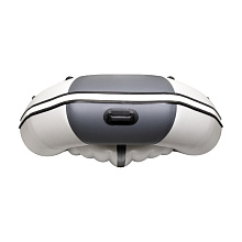 Надувная лодка ПВХ Таймень NX 3400 НДНД светло-серый/графит (надувное дно)