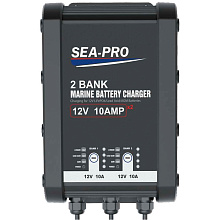 Зарядное устройство SEA-PRO ТЕ4-0333A, 2х12В 10А (для любого типа АКБ)