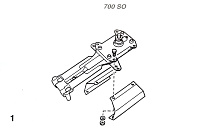 Дистанционное управления газом и реверсом «700 SO»
