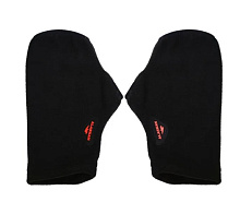 Варежки митенки Alaskan Small Mittens флисовые, черный (L, XL)