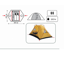 Палатка Tramp SARMA 2 V2