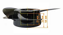 3-лопастной винт WaterSnake  44-54 LBS (подходит для Моторгайд 12V)