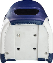 Кресло мягкое Ocean Flip Up с болстером, синий/белый