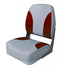 Кресло складное, арт. 75102GR (серо-красное)