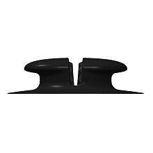 Якорный рым Флинк, черный (фал 8-10 мм.)