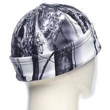 Шапка зимняя Huntsman Рыбак, ткань Windblock, белый лес