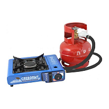 Портативная газовая плита Следопыт Ultra, керам., с переходником