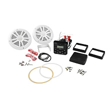 Аудиосистема Boss Audio MCKGB450W.6, 240 Вт, белая