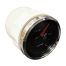 Трим-указатель Tohatsu 3VS-72523-0, ∅ 52 мм, черный циферблат, нерж. ободок