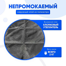 Пол утепленный для зимней палатки Mircamping 2017 (255х255 см.) + огнеупорный коврик (60х60 см.)