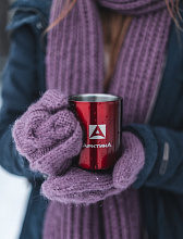 Термокружка Арктика 802-200 (красная, 0,2 л.)