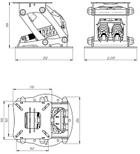 Амортизационная стойка Практик 200Х2