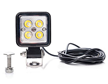 Фара рабочего света LED 2164 W261, 4 диода, 24 Вт, 2000 лм, 12-70 В, направленный свет